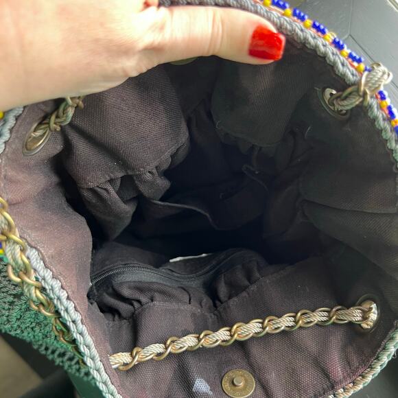 Elliott Mann WOW bag Purse Gray Charcoal Handmade